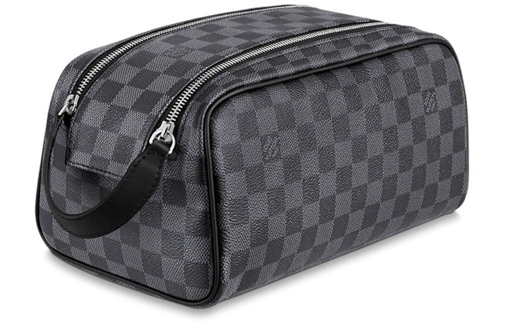 Louis Vuitton Dopp damier graphite wash bag