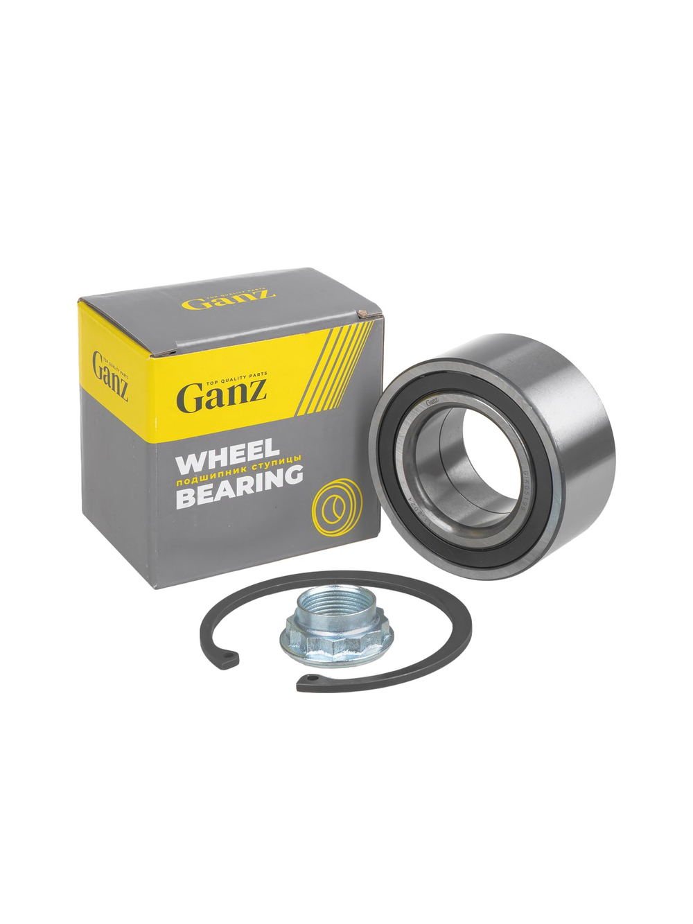Подшипник ступицы задний MB W201/202/203/124/210/ (+гайка) GANZ GIK05199
