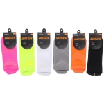Носки женские «SportLine - Neon» укороченные, микс