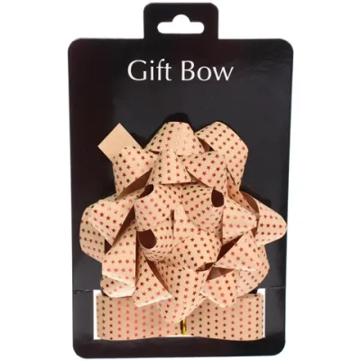 Набор для декорирования «Звездное небо» бант 2см, лента 2,5см (3м), Шампань/Красный