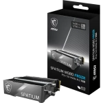 Твердотельный накопитель MSI SPATIUM M580 PCIe 5.0 NVMe M.2 4TB FROZR, Read 14100mb/s, Write 12600mb/s, Retail