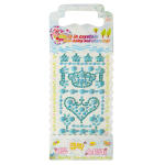 Наклейки-стразы Alingar, акриловые, "Королевское сердце", пакет с европодвесом