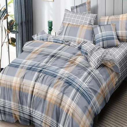 Комплект постельного белья "П37. F-76022", поплин, 100% хлопок, Россия.