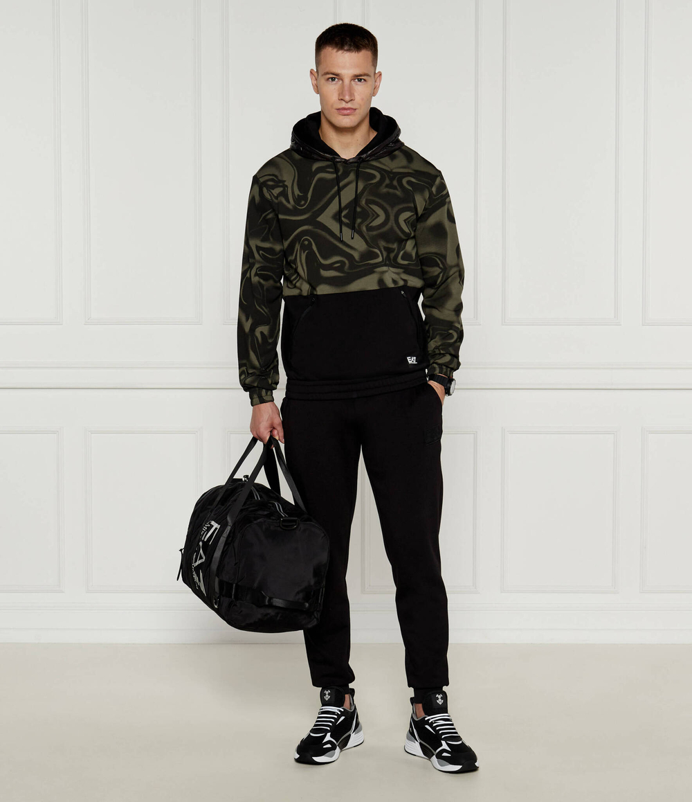 Худи EA7 - оливковый(6DPM09 PJOGZ)