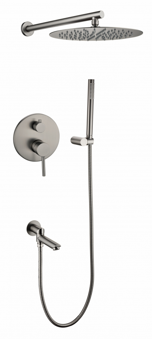 Душевая система скрытого монтажа Grocenberg GB5099BG-1  Графит