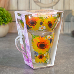 Набор "Ланч" 2 предмета (кружка 250мл, салатник 250мл) "Подсолнухи"