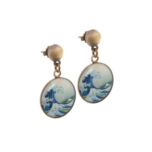 Серьги Clara Bijoux «Большая волна в Канагаве» A78251-OLAS