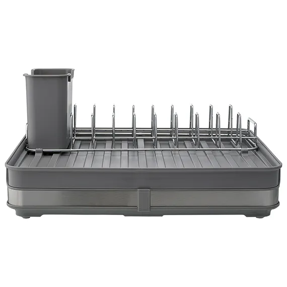 Сушилка для посуды atle раздвижная большая, серая