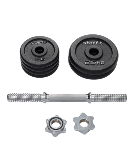 Гантель разборная чугунная в коробке DB-715, 10 кг