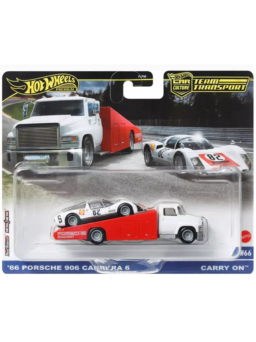Набор Хот Вилс Premium 66 Porsche 906 и Carry On HRV47