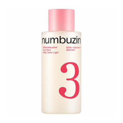 Numbuzin No.3 Bifida Bakuchiol Zero Pore Milky Toner Light 200ml