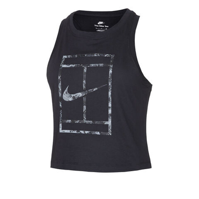 Женская теннисная майка Nike Court Tank Garden Party Tank Top Women - Black