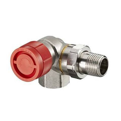 Клапан термостатический трехосевой угловой Oventrop AF - 1/2" (ВР/НР-американка, левосторонний)