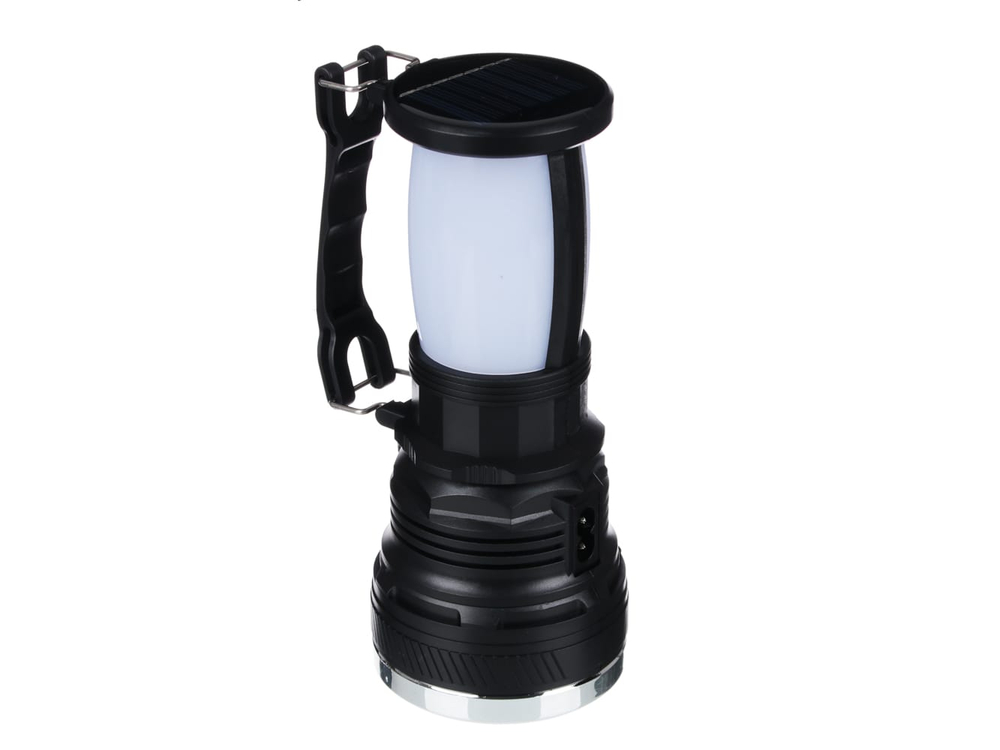 Фонарь прожектор ЕРМАК 2-в-1 аккумуляторный LED 17,5x7,5см вилка 220В (80шт/кор)