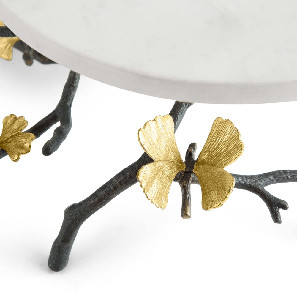 Тортница на ножке Michael Aram Butterfly Ginkgo (28 см)