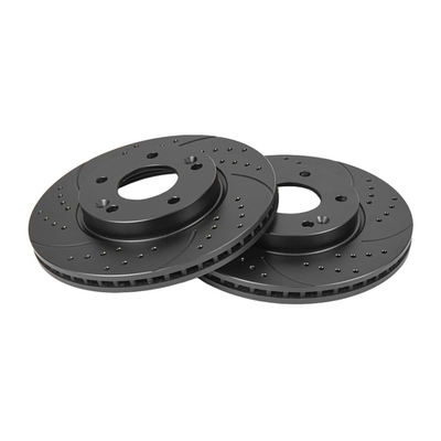 Диск тормозной GANZ передний перфорированный PRO-Line с покрытием (комплект - 2 шт) HYUNDAI i30 12 Арт.: GIJ10041S