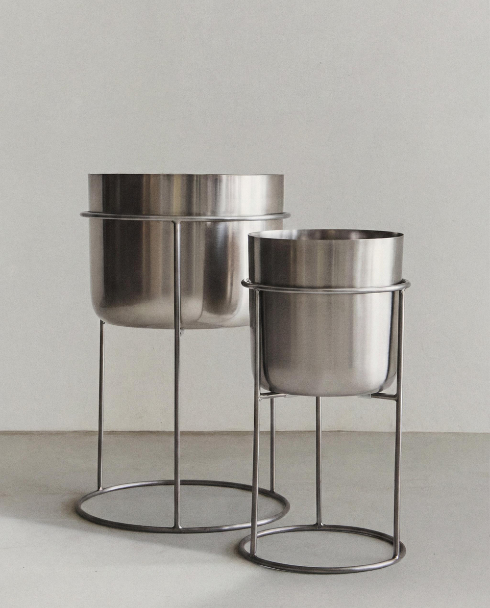 Zara Home Кашпо из металла, цвет золотой, 40 см