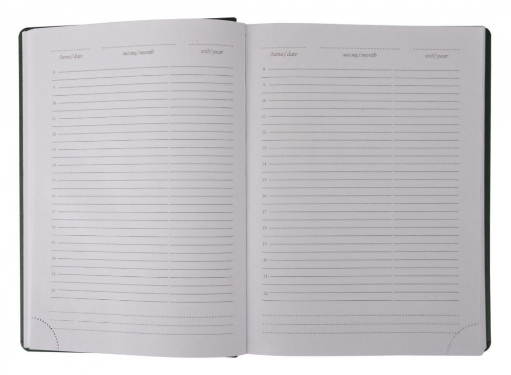 Подарочный набор: Ежедневник недатированный RED и Ручка-роллер Parker IM Metal, T223, цвет: Brushed Metal GT