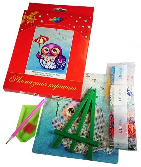 Огни Парижа- алмазная картина, MP009