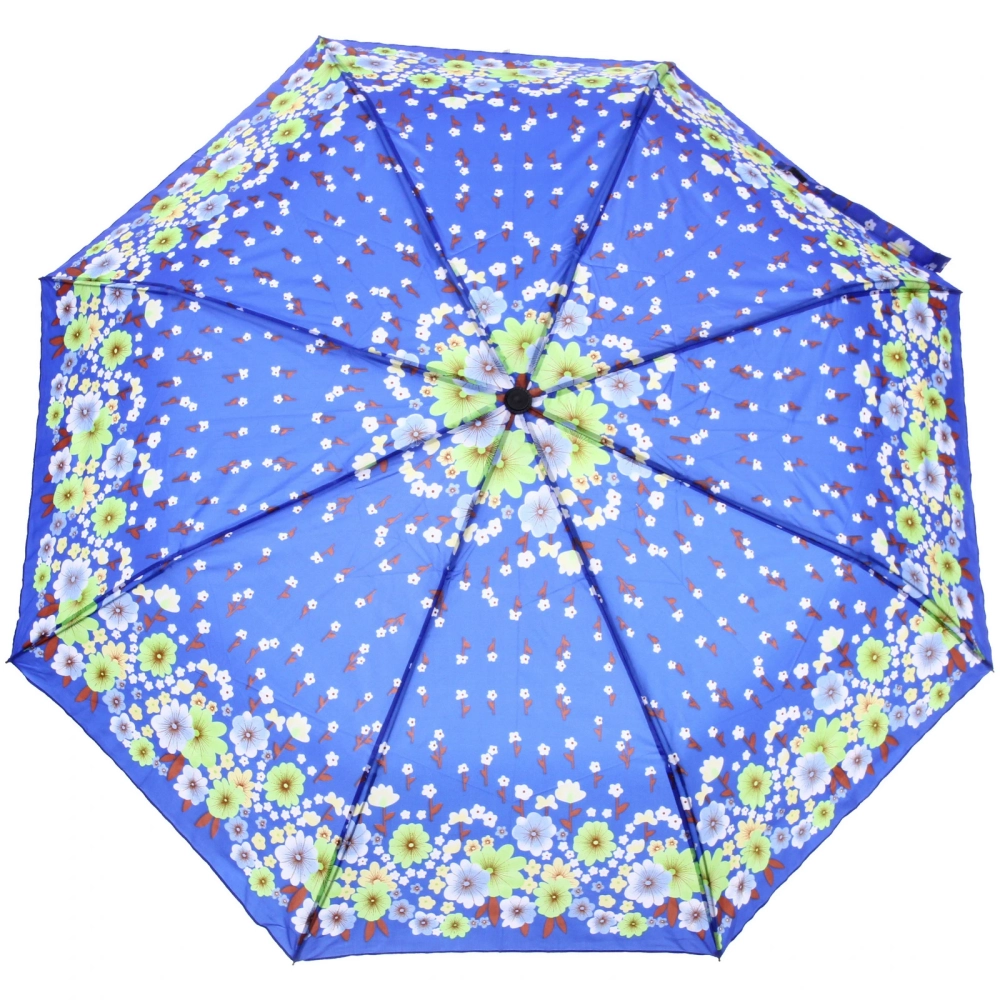 Зонт женский полуавтомат «Эфес», микс 6 цветов, 8 спиц, d-100см, длина в слож. виде 30см