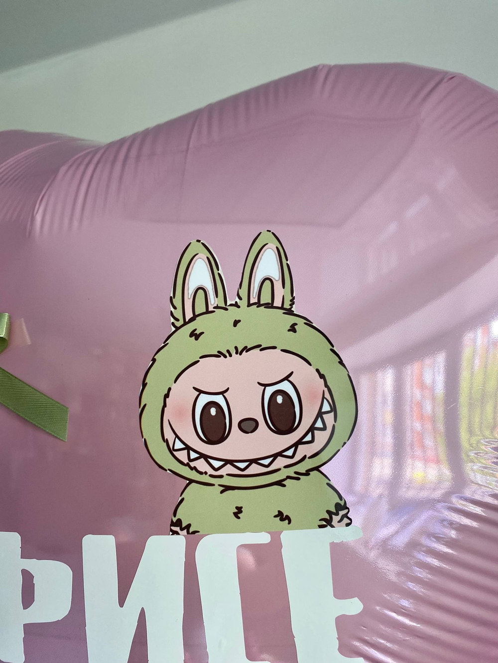 Воздушные шары Лабубу розовая №3446