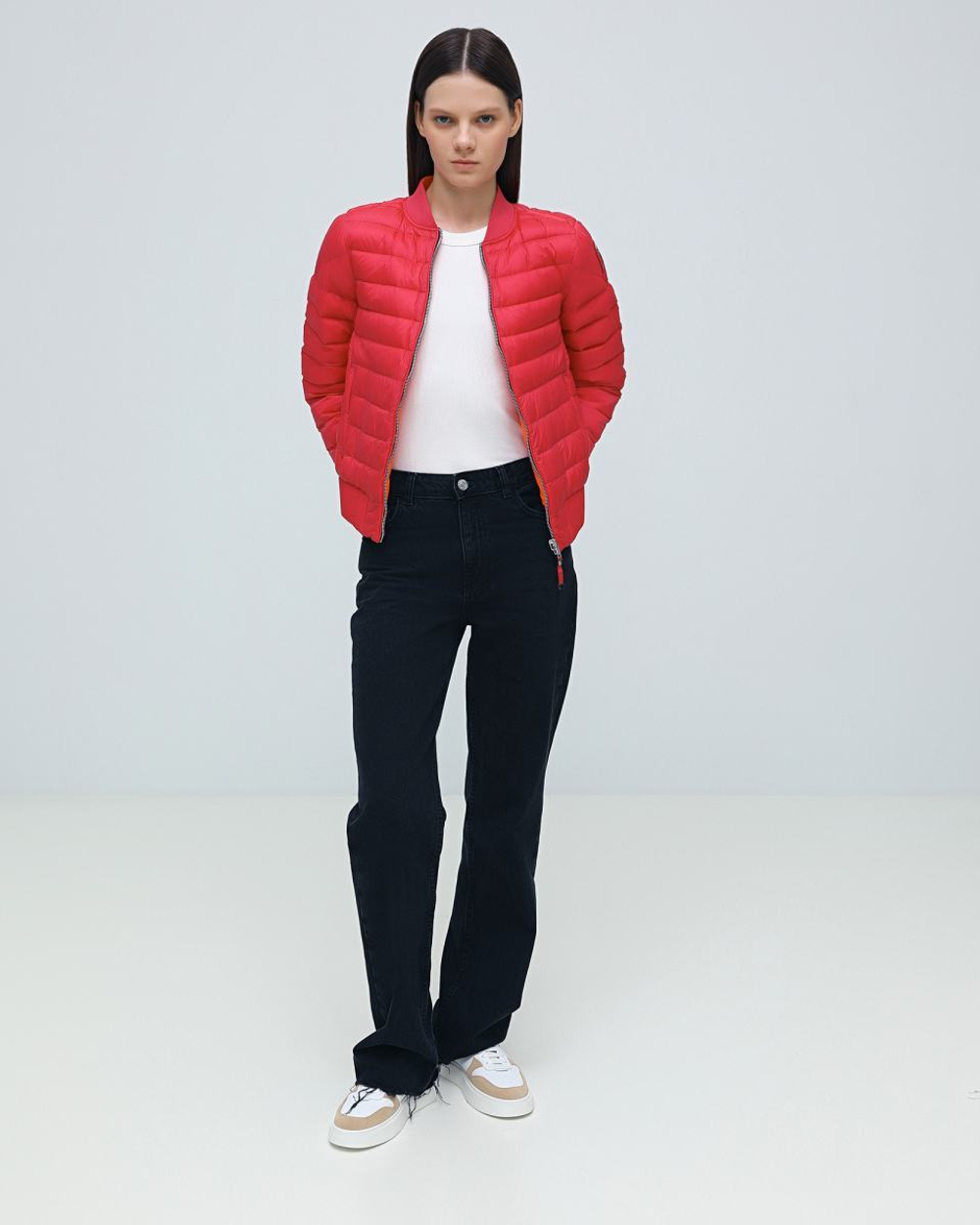 Куртка жен. двусторонняя Parajumpers LEILA REVERSO 015 фуксия/оранжевый