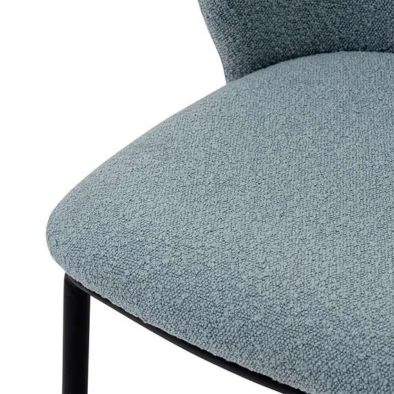 Стул Foggy, серо-голубое букле