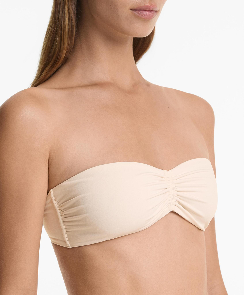 OYSHO Топ бикини-бандо, экрю