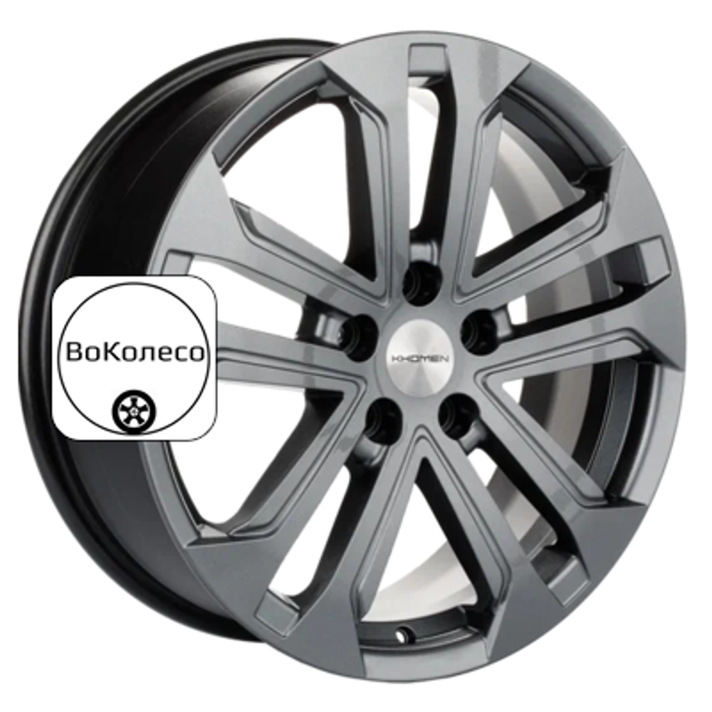 7x18/5x114,3 ET37 D66,5 KHW1803 (Dargo/Jolion) Gray Khomen Wheels
