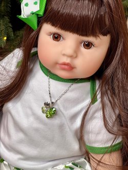 Кукла Реборн мягконабивная 60см в пакете (FA-072)