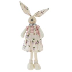 GAEM Игрушка набивная "Заяц/Зайка", L13 W8 H44/33 см, 2в.