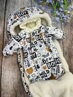 Комплект на выписку новорожденного "Зефирка" (2 предмета) (Цвет: Синий)