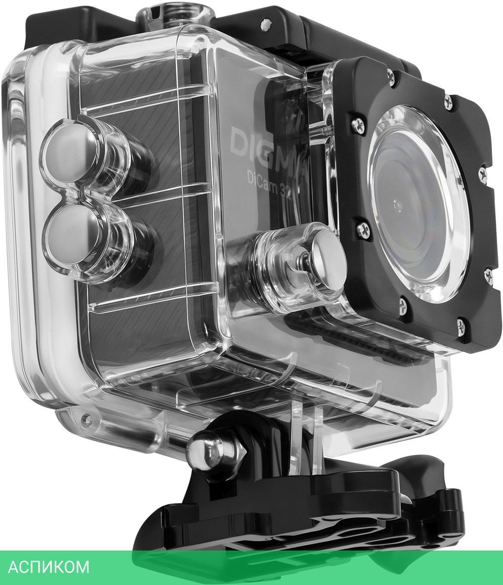 Экшн-камера Digma DiCam 320 черный (DC320)
