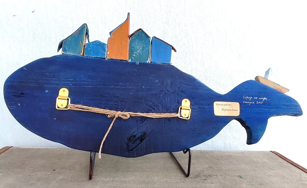 Настенное панно "Голубой Кит"