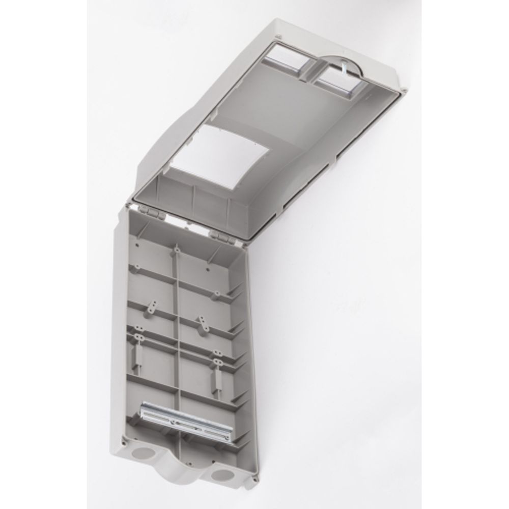 Корпус пластиковый навесной ЭРА ЩУРн-П 3/8 (КДЕ-З) (485х240х140) IP54 серый | Корпуса пластиковые учетно-распределительные