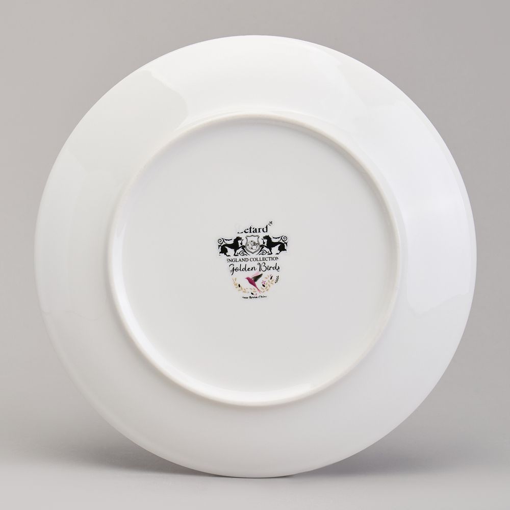 НАБОР ТАРЕЛОК ЗАКУСОЧНЫХ LEFARD "GOLDEN BIRDS" 2 ШТ. 20*2 СМ (КОР=12НАБ.)