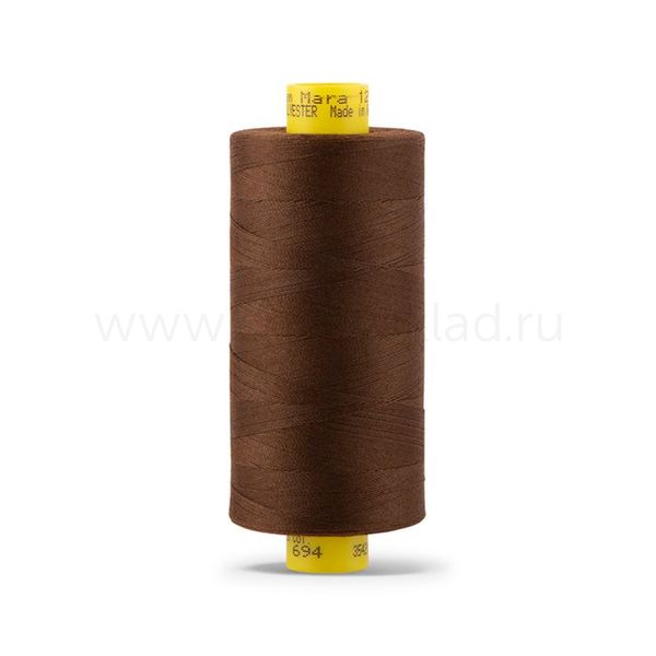 Нитка Gutermann Mara 120 (1000 метров), 1 кат., универсальная | 694 кофейный
