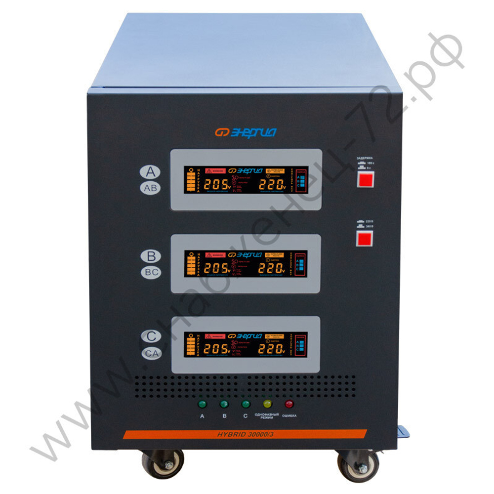 Стабилизаторы напряжения Энергия Hybrid II трехфазные