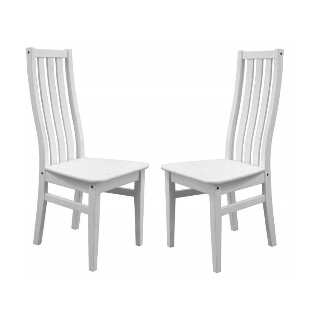 Стулья «Луиза» белый воск комплект из 2штук