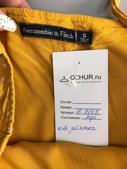 Платье Abercrombie&Fitch летнее, маркировка S, визуально на 44 размер
