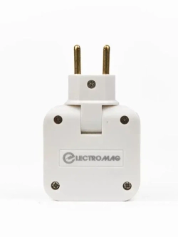 Тройник для розетки плоский с usb 2,0 усиленный поворотный разветвитель электрический на 16А