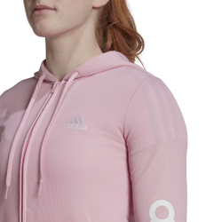 Женские теннисные Костюмы adidas Linear French Terry Tracksuit Women - Pink, Black