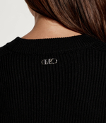 Шерстяной свитер Michael Kors - черный(MF460YPF2G)