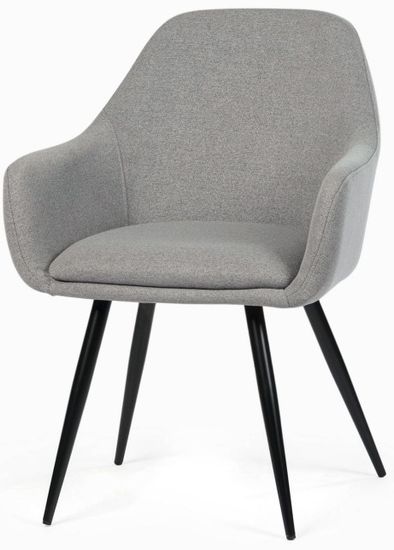Стул Sebastian серая ткань 