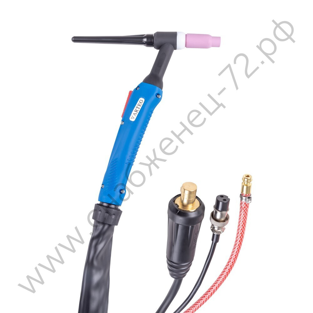 Varteg Горелка TIG-26 4м (разъем 35мм2, с кнопкой, пр-во FoxWeld/КНР)