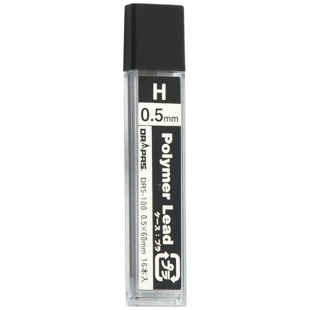 Грифели чертёжные 0,5 мм Drapas Polymer Lead H