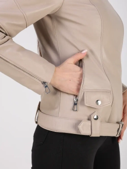 Кожаная куртка демисезонная косуха