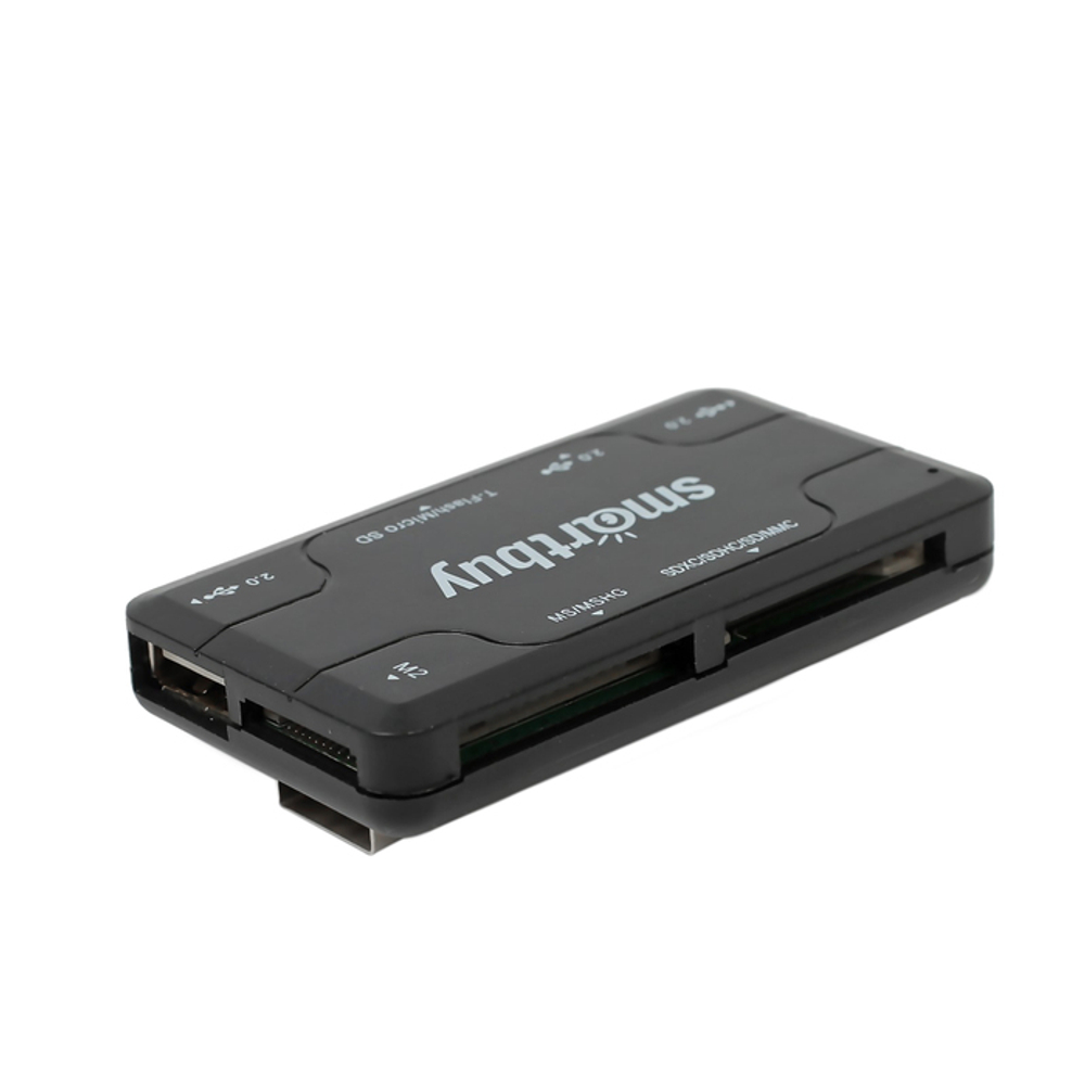 Картридер Smartbuy SBRH 750-K хаб + картридер