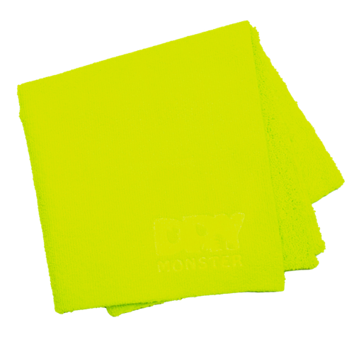 Dry Monster  - Зеленая супер мягкая микрофибра ультразвук. обрезка 40х40см 420гр/м