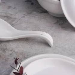 Ложка для мисосупа 15 см белая фарфор P.L. Proff Cuisine [10]